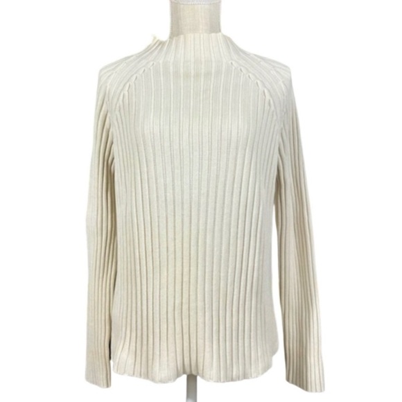 Jones New York Sport, Mock Turtleneck in Ivory - Picture 1 of 12